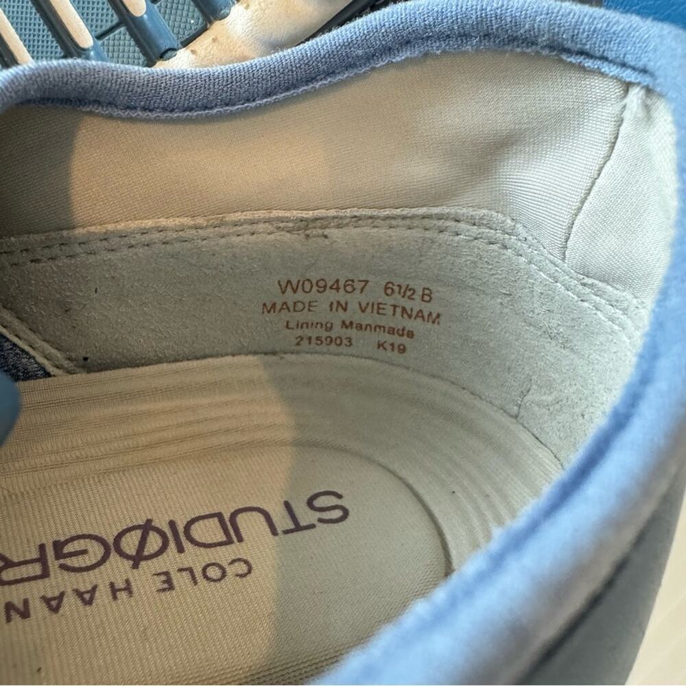 Cole Haan Studiogrand cross cross sneaker trainer blue size 6.5 - Picture 10 of 10